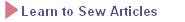 Learn to Sew Articles