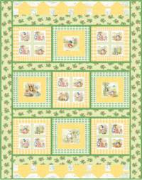 Garden Tales quilt from Quilting Treasures by Cranston @ www.quiltingtreasures.com
