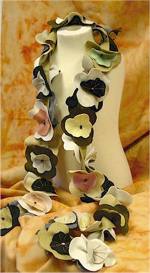 Wool flower boa from Marcus Brothers @ www.marcusbrothers.com