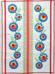 Dishtowel quilt from Bernina at www.berninausa.com