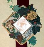 Faux silk rose from Wrights at www.wrights.com