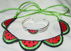 Watermelon jewelry from Brother